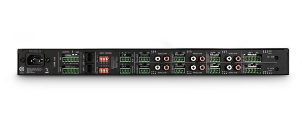 CSMA280 8-INPUT 2 X 80W DRIVECORE MIXER-AMP, FANLESS, 4OHM/8OHM/70V/100V, 1RU FULL-RACK, MOUNTING KIT